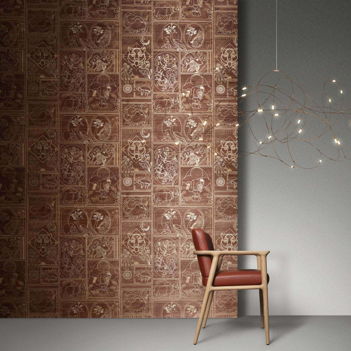 Golden Tiger behang van Moooi