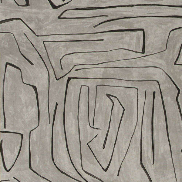 Graffito stof-Kelly Wearstler-Graphite-Meter (M1)-GWF-3530.118-Selected Wallpapers