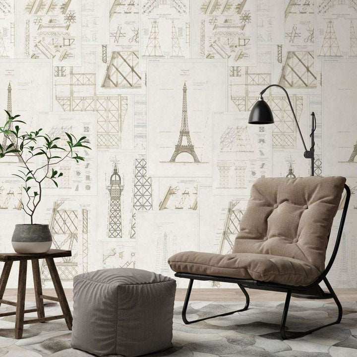Grand Eiffel-behang-Tapete-Mind the Gap-Selected Wallpapers