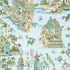 Grand Palace-Behang-Thibaut-Spa Blue-Rol-T13615-Selected Wallpapers