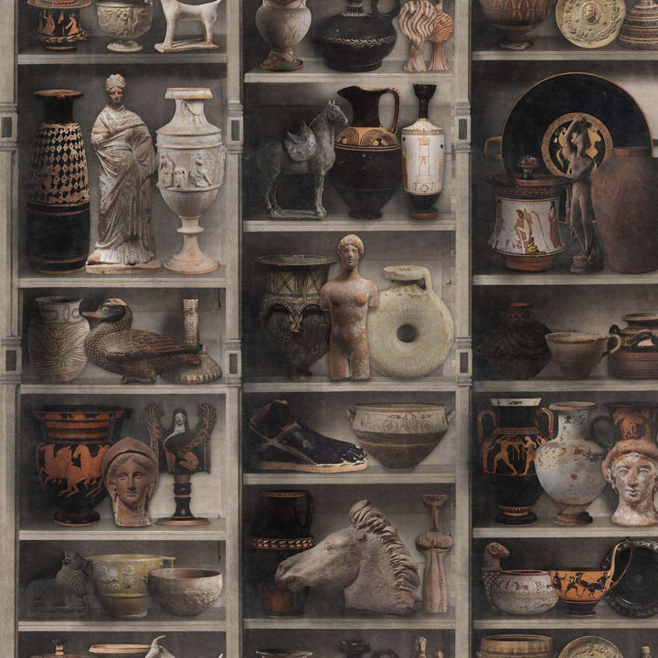 Greek Pottery behang-behang-Tapete-Mind the Gap-Multicolor-300 cm (standaard)-WP20417-Selected Wallpapers