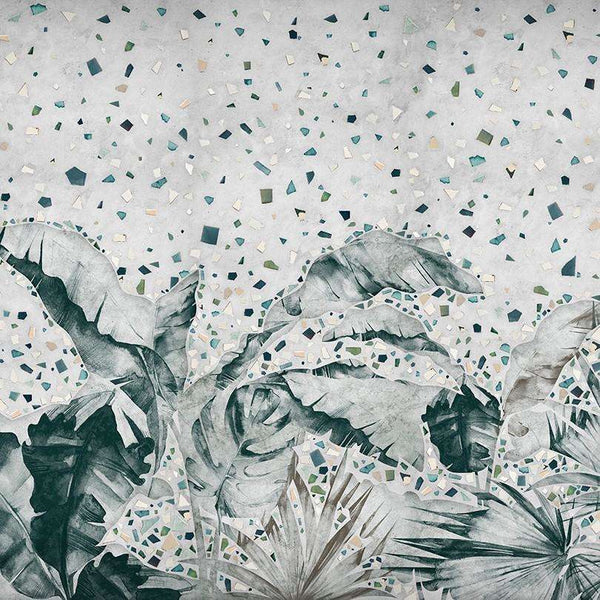 Growing Terrazzo-Tapete-Muance-Groen-Vinyl-MU12016-Selected Wallpapers