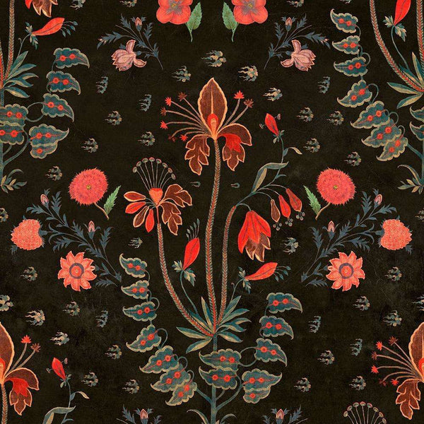 Gypsy-wallpaper-Mind the Gap-Antraciet-300 cm (standaard)-WP20310-Selected Wallpapers