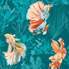 Halfmoon-behang-Harlequin-Azurite/Coral-Rol-112767-Selected Wallpapers