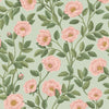Hampton Roses-behang-Cole & Son-Rose & Leaf Green-Rol-118/7014-Selected Wallpapers