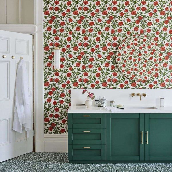 Hampton Roses-behang-Cole & Son-Selected Wallpapers