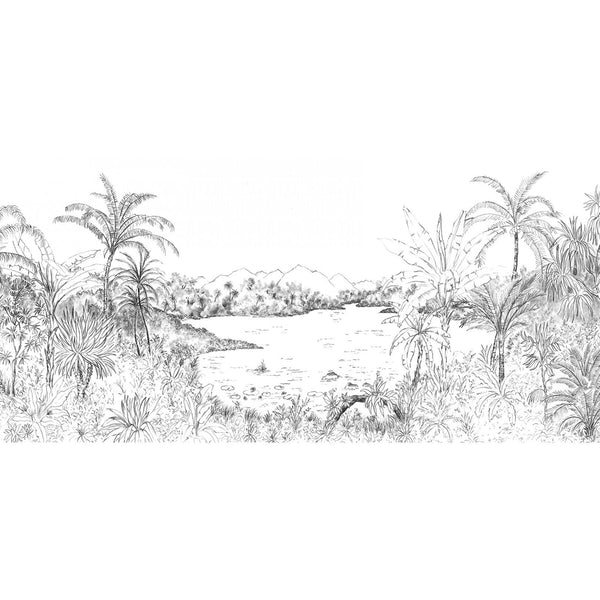 Hanalei-Tapete-Les Dominotiers-Selected Wallpapers