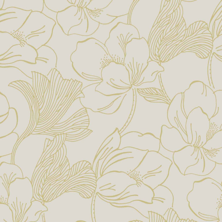 Helleborus-Behang-Tapete-Farrow & Ball-Churlish Green-Rol-BP5602-Selected Wallpapers