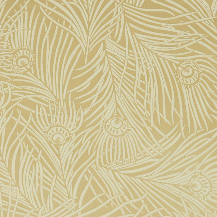 Hera Plume-Behang-Tapete-Liberty-Pewster Gold-Rol-07251001M-Selected Wallpapers