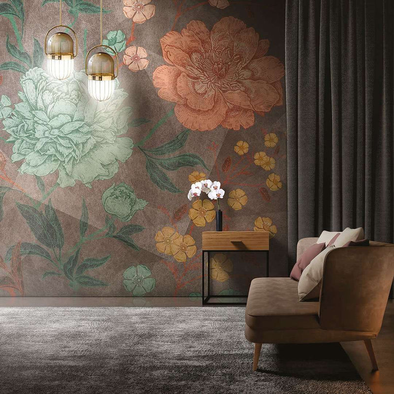 Herbarium wallpaper by Inkiostro Bianco