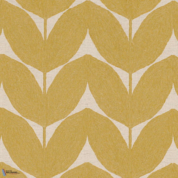 Herbes Folles stof-Casamance-Moutarde-Meter (M1)-41330340-Selected Wallpapers