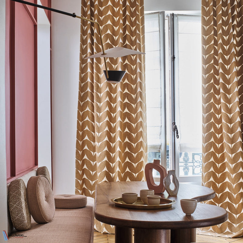 Herbes Folles Tela-Casamance-Selected Wallpapers