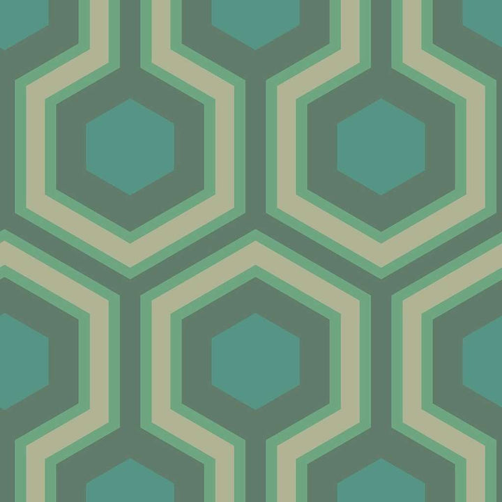 Hicks' Grand-behang-Tapete-Cole & Son-Teal-Rol-95/6034-Selected Wallpapers