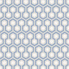 Hicks' Hexagon-behang-Cole & Son-Hyacinth Blue-Rol-66/8054-Selected Wallpapers