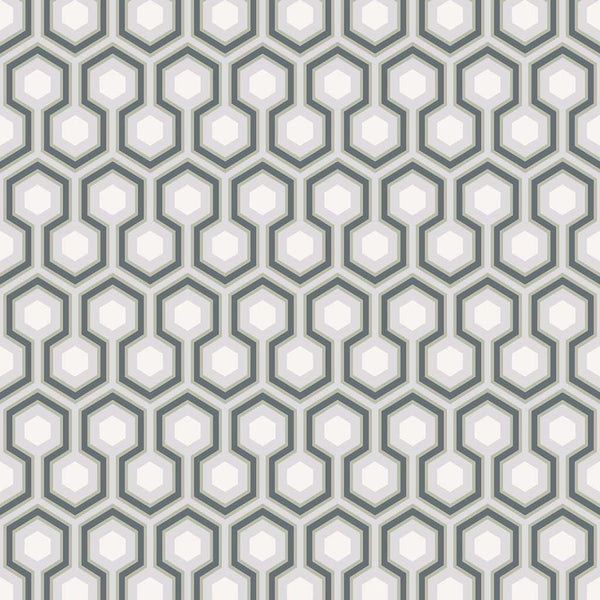 Hicks' Hexagon-behang-Cole & Son-Ink-Rol-66/8055-Selected Wallpapers