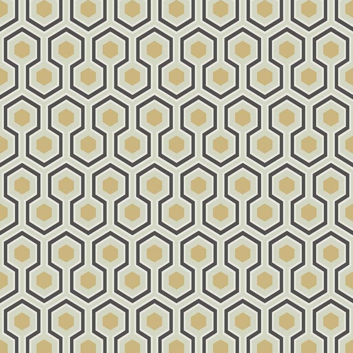 Hicks' Hexagon-behang-Tapete-Cole & Son-Black-Rol-66/8056-Selected Wallpapers