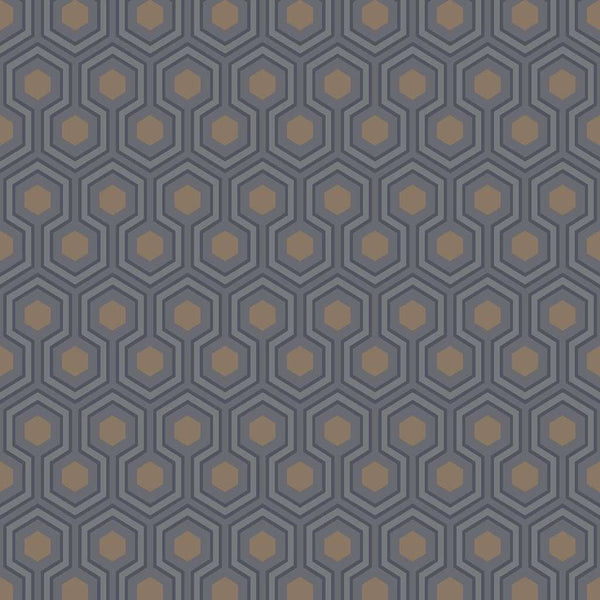 Hicks' Hexagon-behang-Cole & Son-Soot-Rol-95/3015-Selected Wallpapers