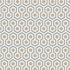 Hicks' Hexagon-behang-Cole & Son-Charcoal-Rol-95/3016-Selected Wallpapers