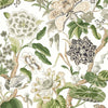 Hill Garden-Behang-Thibaut-White and Green-Rol-T13656-Selected Wallpapers