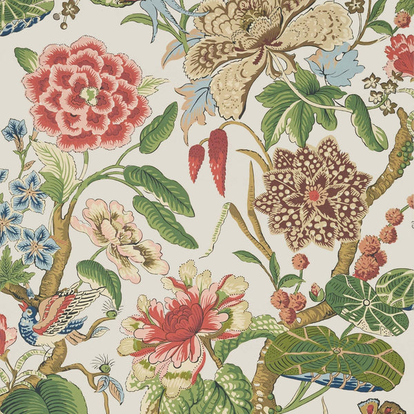 Hill Garden-Behang-Thibaut-Flax-Rol-T13657-Selected Wallpapers