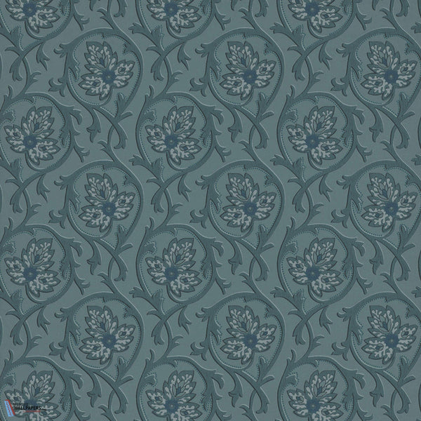 Hoja-wallpaper-Little Greene-Air Force Blue-Roll-0263HOAIRFO-Selected Wallpapers