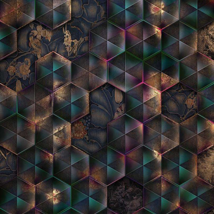 Holographic Reflections-behang-Tapete-Muance-91-Vinyl-MU11091-Selected Wallpapers