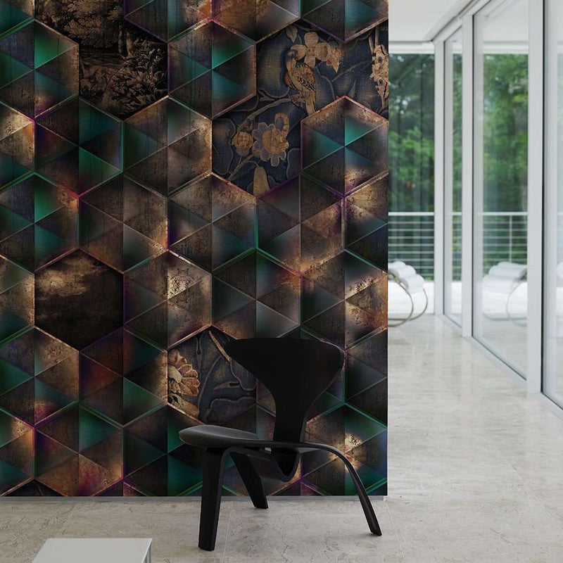 Holographic Reflections behang van Muance