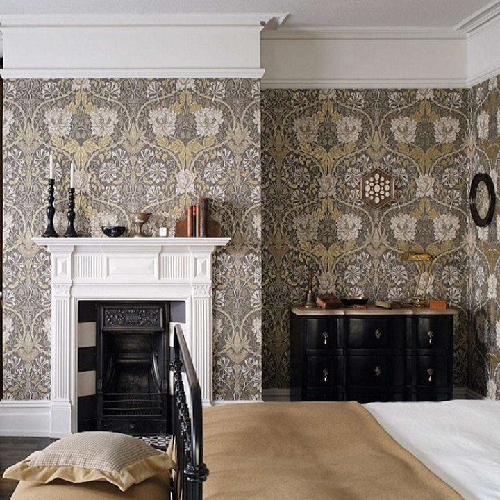 Honeysuckle and Tulip-behang-Tapete-Morris & Co-Selected Wallpapers