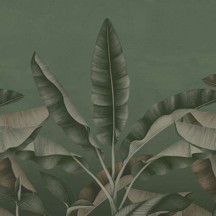 Honolulu Sky-behang-Tapete-Muance-Donker groen-Vinyl-MU12009-Selected Wallpapers