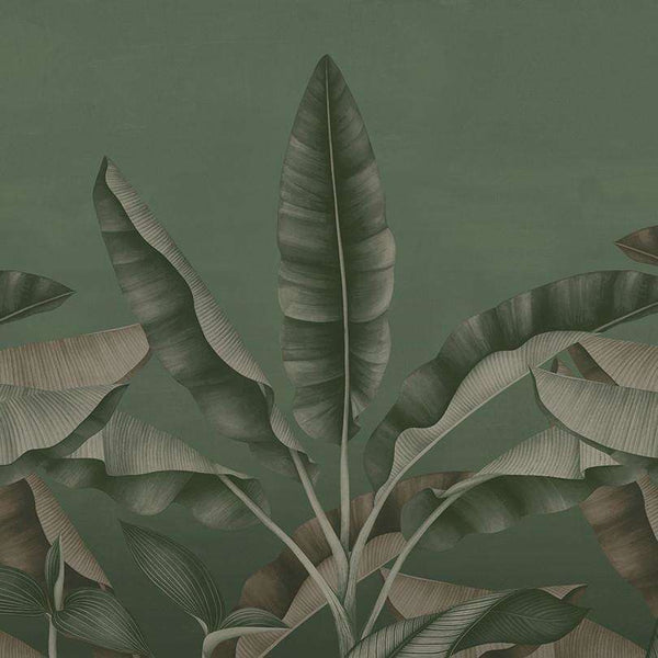 Honolulu Sky-behang-Muance-Donker groen-Vinyl-MU12009-Selected Wallpapers