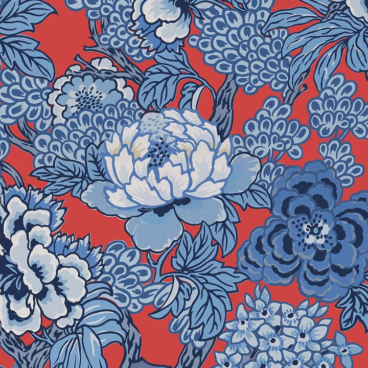 Honshu-Behang-Tapete-Thibaut-Red and Blue-Rol-T75489-Selected Wallpapers