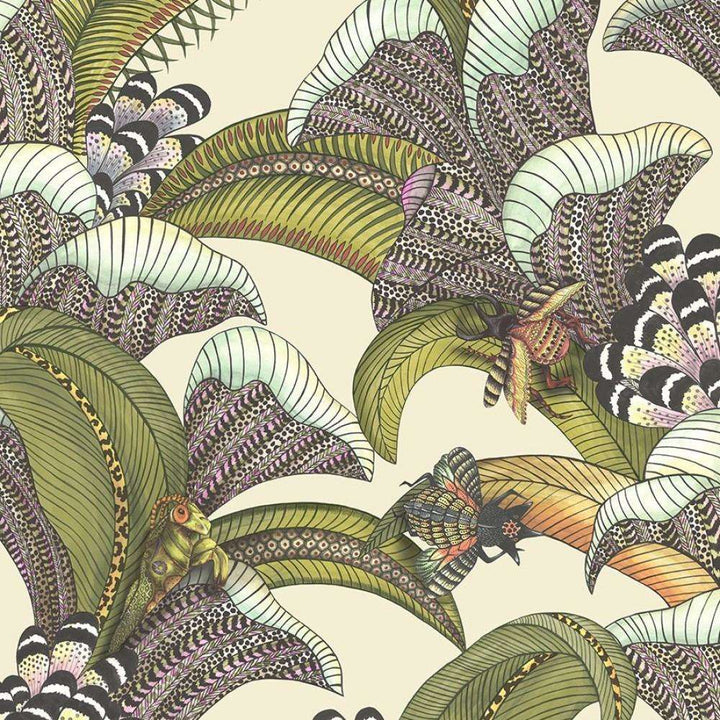 Hoopoe Leaves-Behang-Tapete-Cole & Son-Cream-Rol-119/1001-Selected Wallpapers