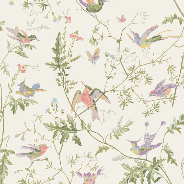 Hummingbirds-Behang-Tapete-Cole & Son-Soft Multi-Rol-100/14067-Selected Wallpapers