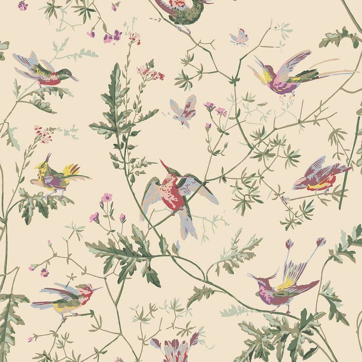 Hummingbirds-Behang-Tapete-Cole & Son-Classic Multi-Rol-100/14071-Selected Wallpapers