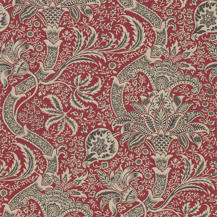 Indian-behang-Tapete-Morris & Co-Red/Black-Rol-210438-Selected Wallpapers
