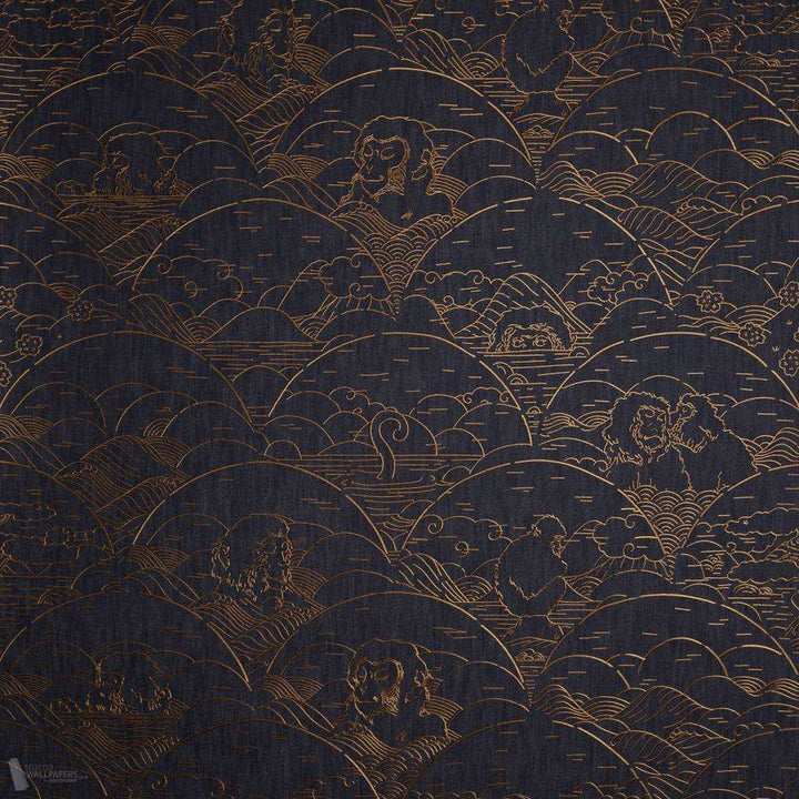 Indigo Macaque-behang-Tapete-Moooi-Copper-Meter (M1)-MO3000-Selected Wallpapers