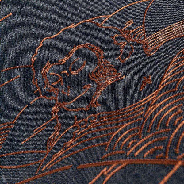 Indigo Macaque-behang-Moooi-Selected Wallpapers