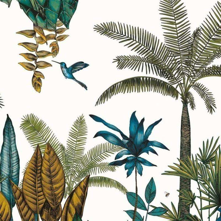Ipanema-behang-Tapete-Casamance-Blue Vert-Set-A74290384-Selected Wallpapers