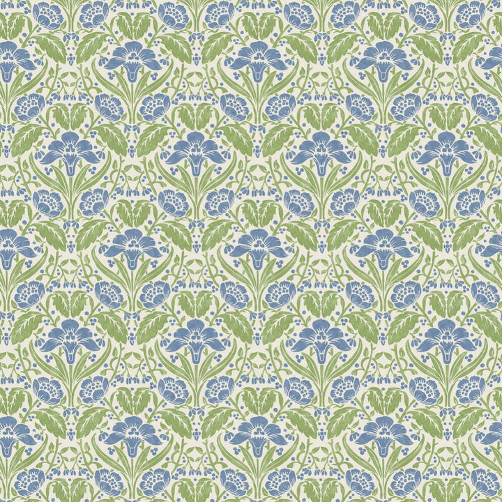 Iris Meadow-Behang-Tapete-GP&J Baker-Blue/Green-Rol-BW45101.2-Selected Wallpapers