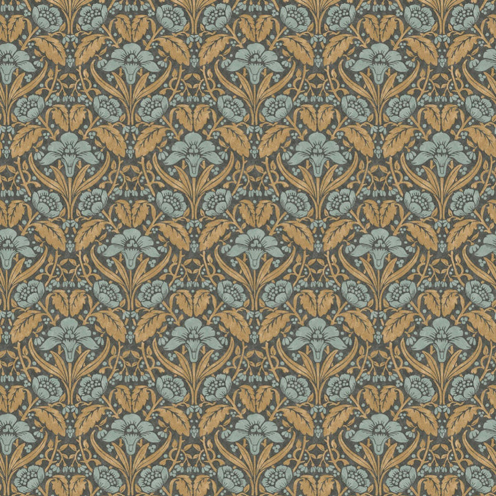 Iris Meadow-Behang-Tapete-GP&J Baker-Charcoal-Rol-BW45101.6-Selected Wallpapers