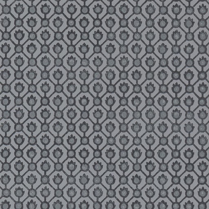 Jaal-Behang-Tapete-Designers Guild-Graphite-Rol-PDG1150/05-Selected Wallpapers