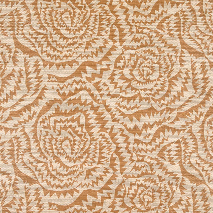 Jagged Roses-Behang-Tapete-Kirkby Design-Burnt Orange-Rol-WK821/06-Selected Wallpapers