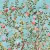 Jardin Bloom Mural-Behang-Thibaut-Turquoise-Set-TM13668-Selected Wallpapers