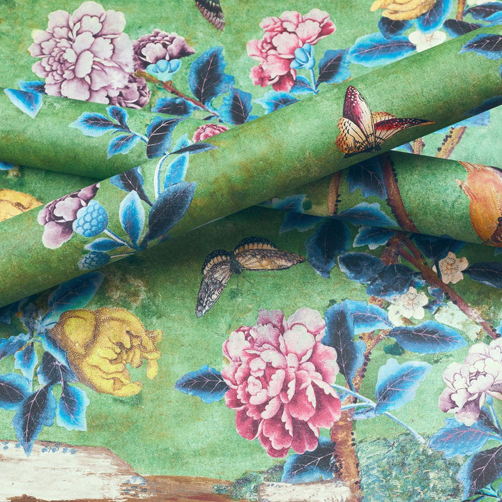 Jardin Bloom Mural-Behang-Tapete-Thibaut-Selected Wallpapers