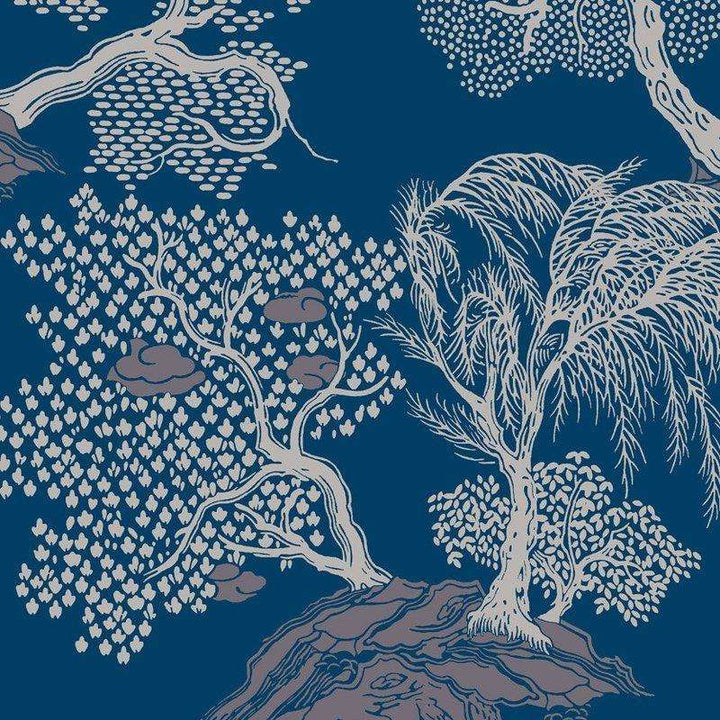 Jardin Dasie-behang-Tapete-Isidore Leroy-Bleu Nuit-Rol-06240502-Selected Wallpapers