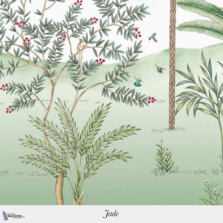 Jardin des Oiseaux-behang-Tapete-Isidore Leroy-Jade-Non Woven-6248525-Selected Wallpapers