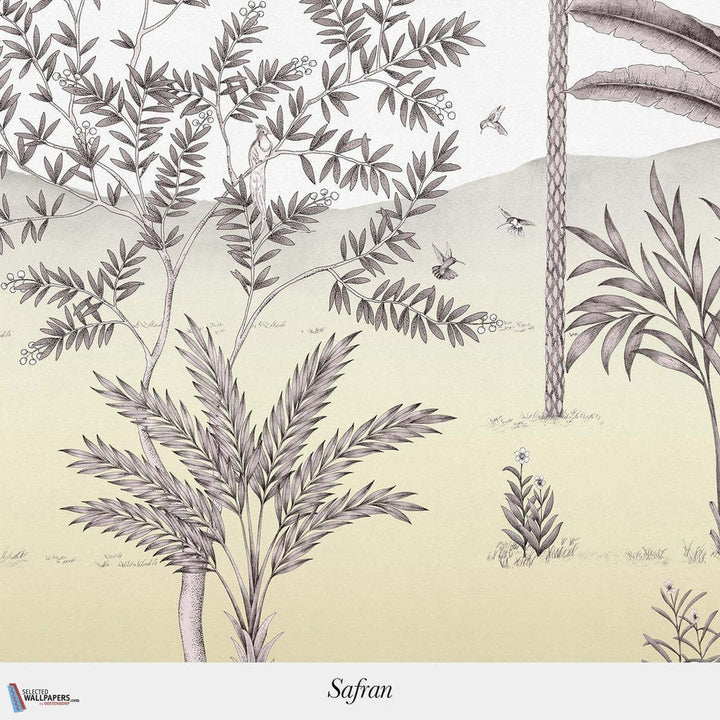 Jardin des Oiseaux-behang-Tapete-Isidore Leroy-Safran-Non Woven-6248527-Selected Wallpapers