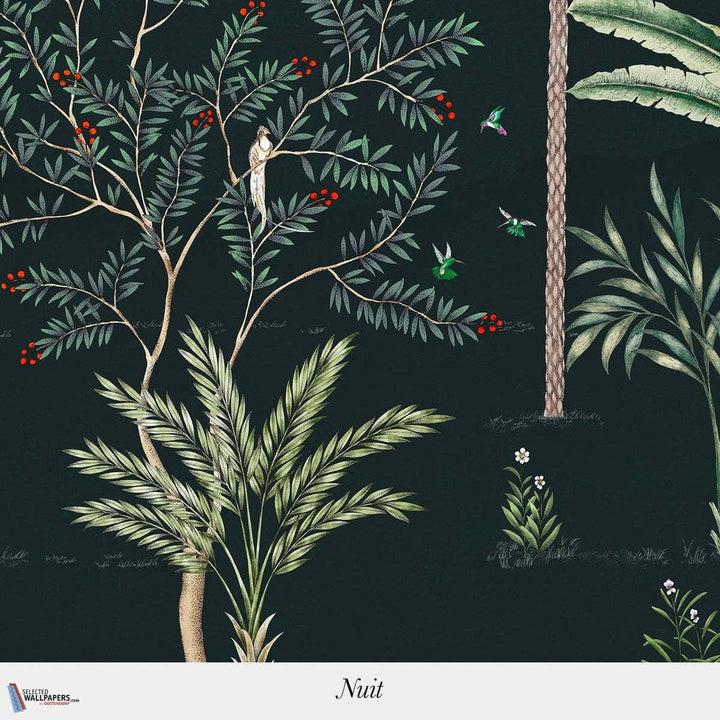Jardin des Oiseaux-behang-Tapete-Isidore Leroy-Nuit-Non Woven-6248531-Selected Wallpapers