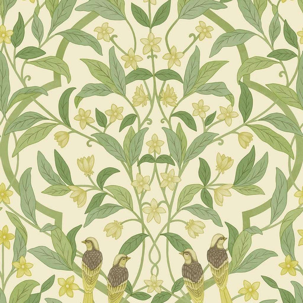 Jasmine & Serin Symphony-behang-Cole & Son-Olive Green-Rol-117/10031-Selected Wallpapers