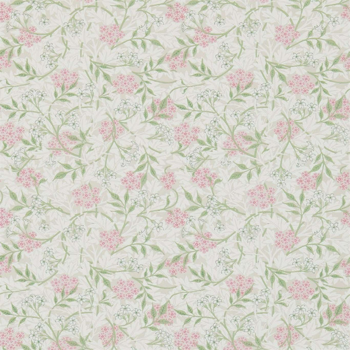 Jasmine-behang-Tapete-Morris & Co-Pink/Sage-Rol-214725-Selected Wallpapers